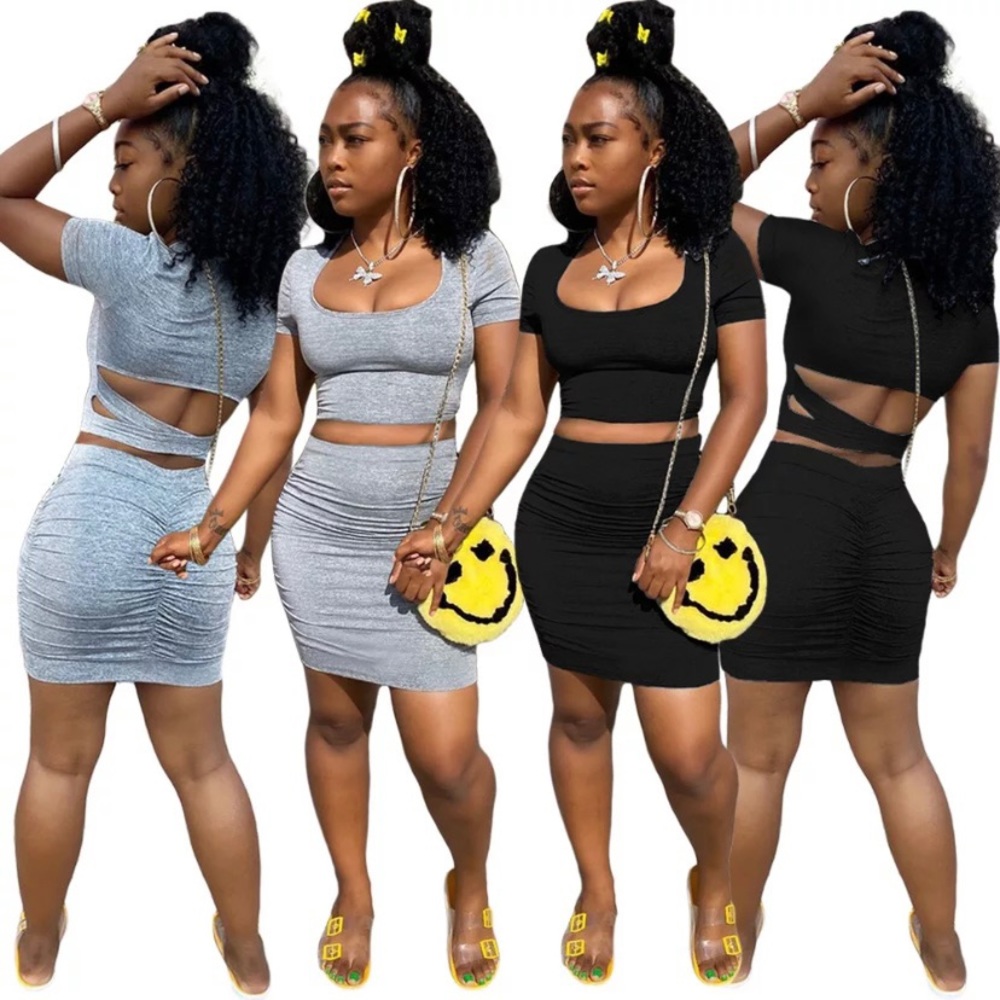 Two Piece Skirt Set